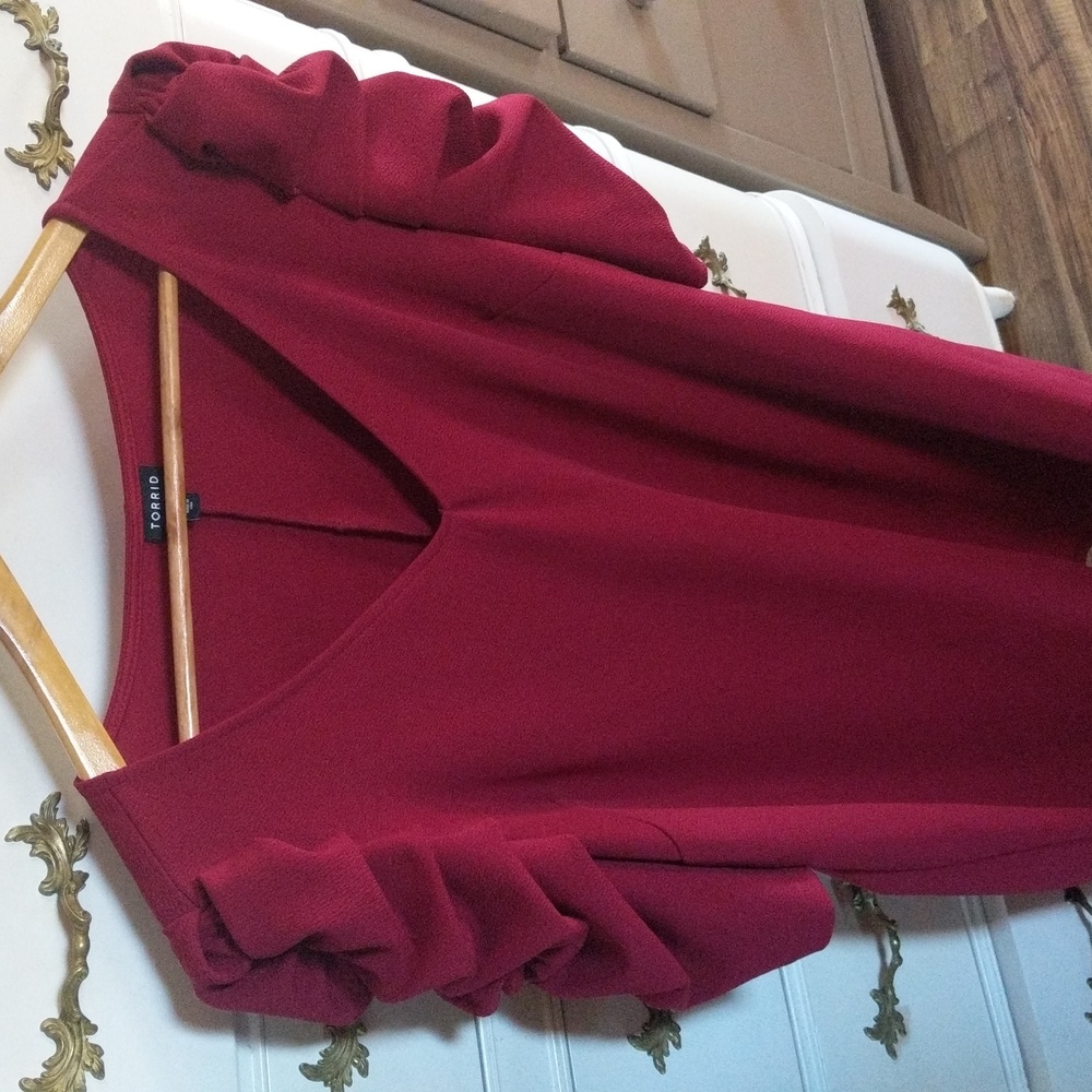 Torrid puff sleeve mini dress